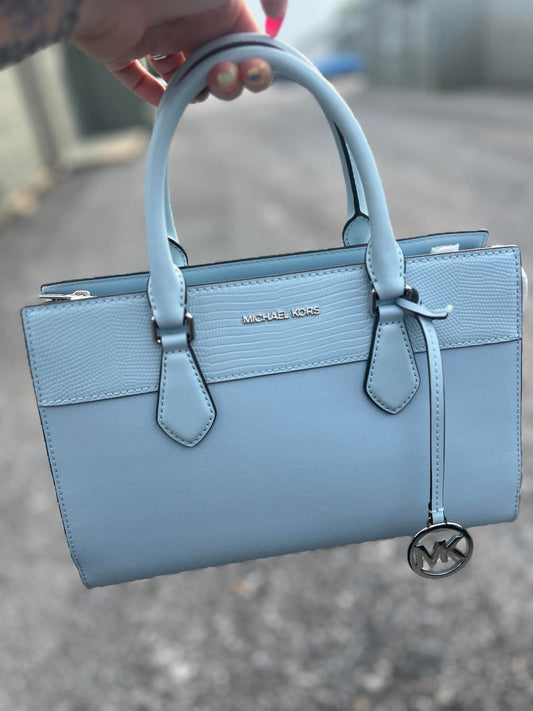 MK - Blue Satchel Handbag