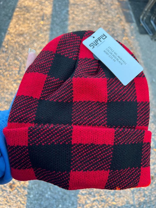 Plaid Beanie