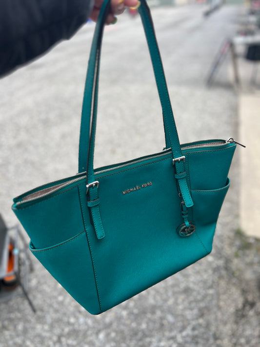 MK - Jet Set Tote Turquoise