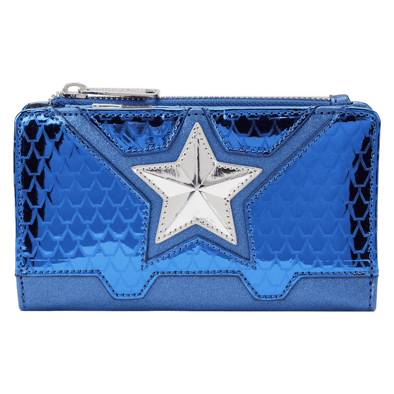 Loungefly - Metallic Captain America Wallet