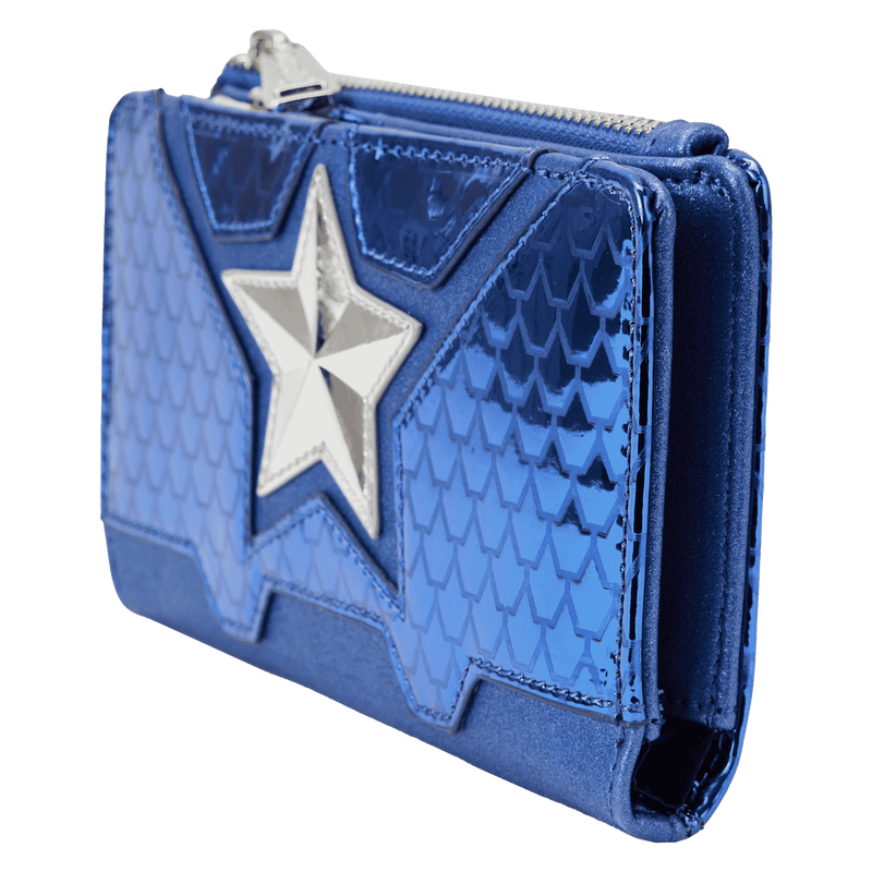 Loungefly - Metallic Captain America Wallet