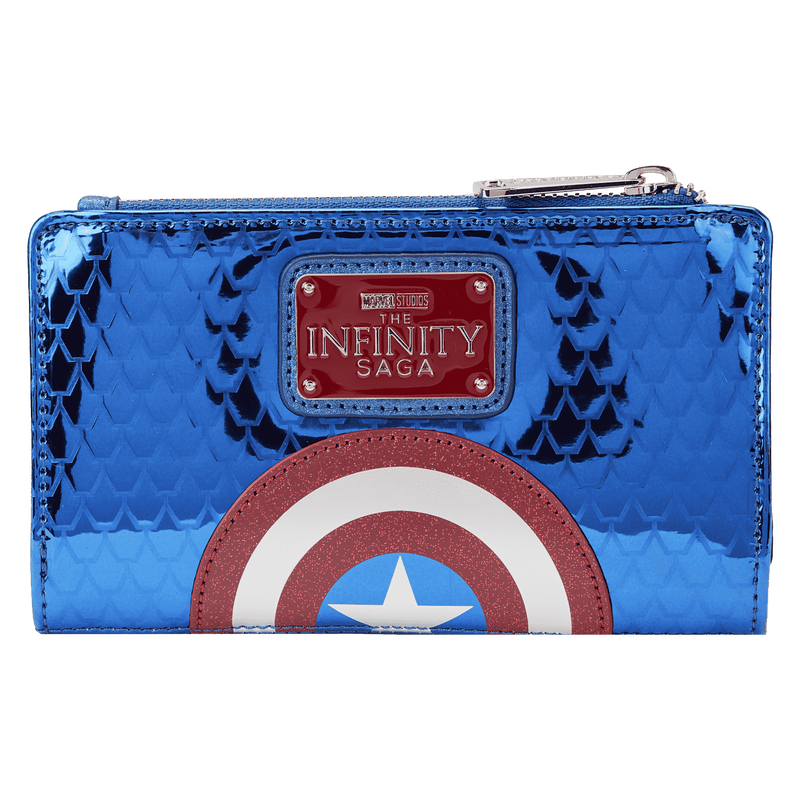 Loungefly - Metallic Captain America Wallet